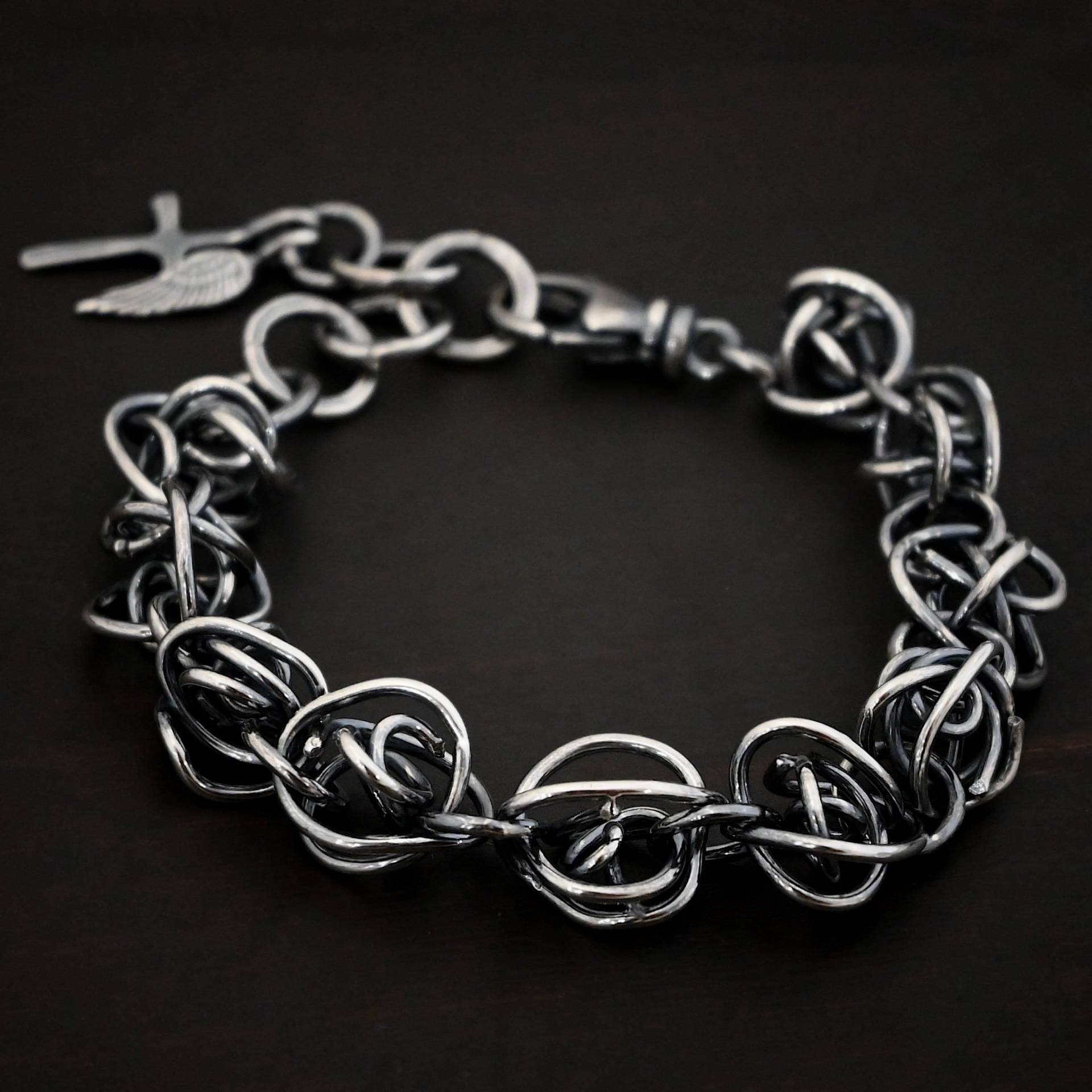 Korb Etui Armband von wildprairiesilver
