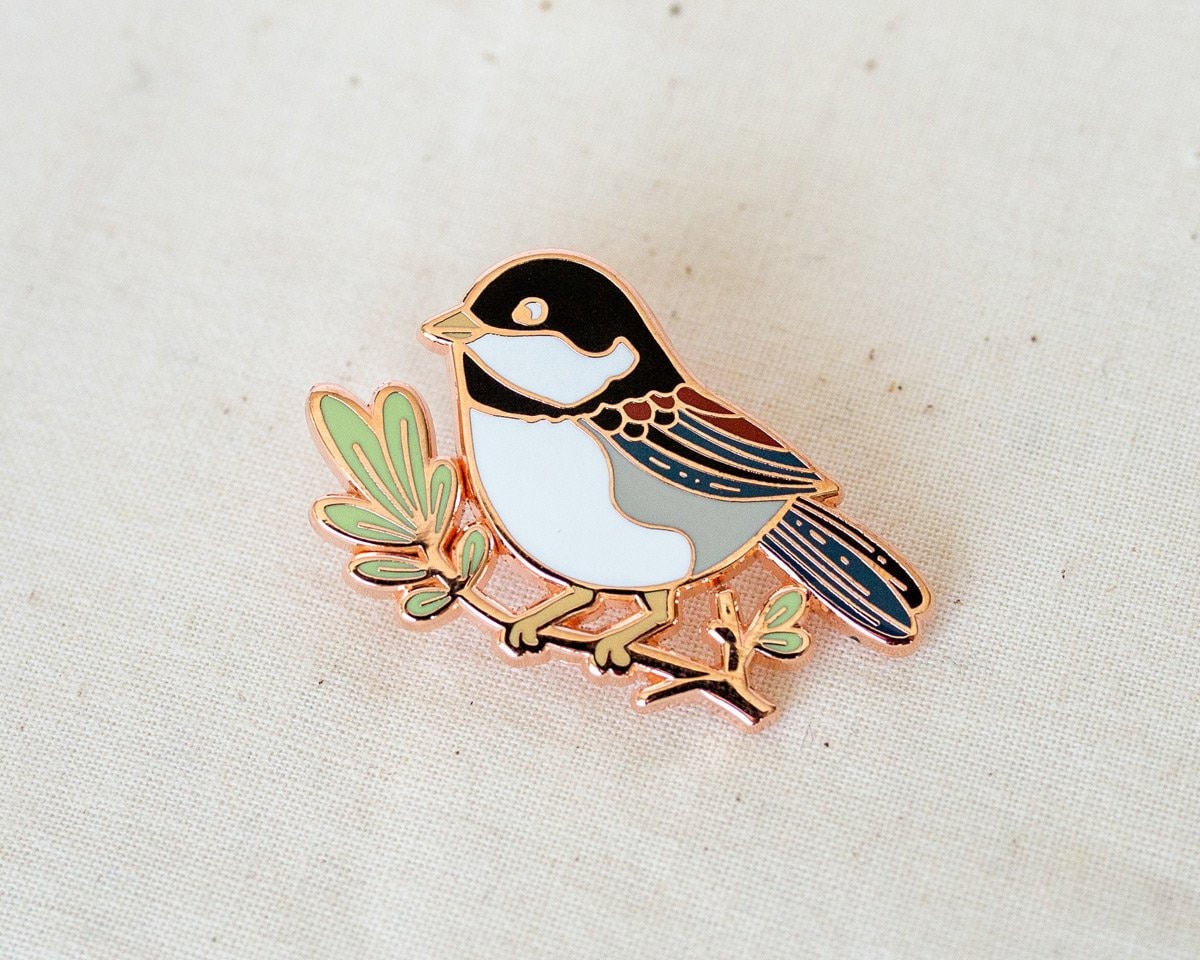 Meise Emaille Pin - Anstecknadel Anstecker Meise Emaille Pin - Anstecknadel Anstecker von wildship