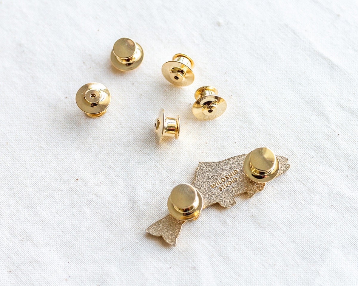 Locking Enamel Pin Backs - Deluxe Wächter 5Er Pack Locking Enamel Pin Backs - Deluxe Wächter 5Er Pack von wildship