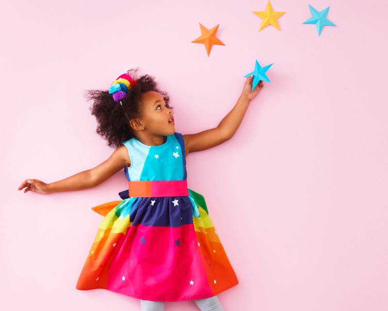 Disco Mädchen Partykleid von wildthingsdresses