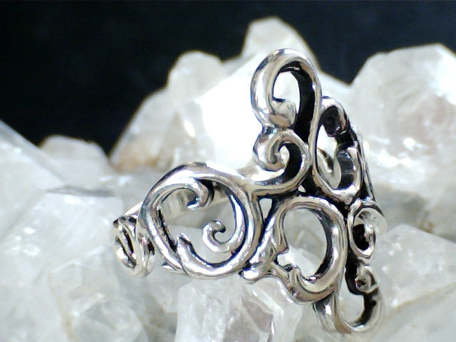 sterling Silber Filigraner Schriftrolle Ring sterling Silber Filigraner Schriftrolle Ring von williamhowardjewelry
