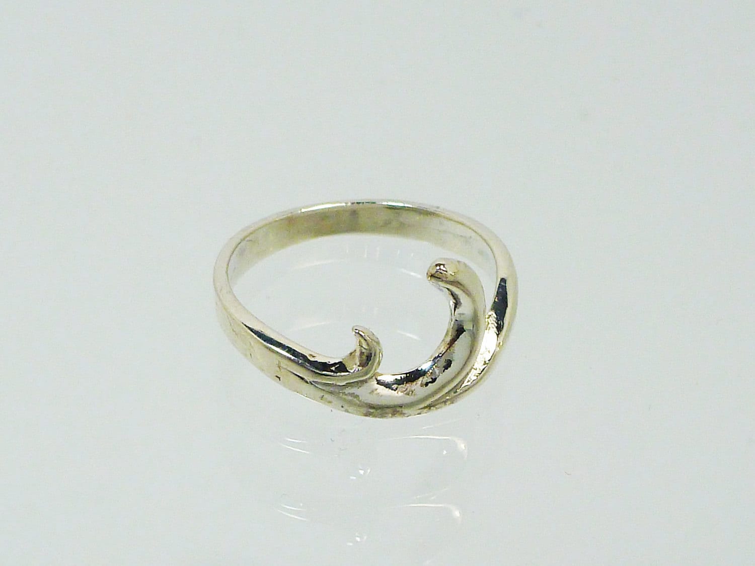 sterling Silber Welle Ring sterling Silber Welle Ring von williamhowardjewelry