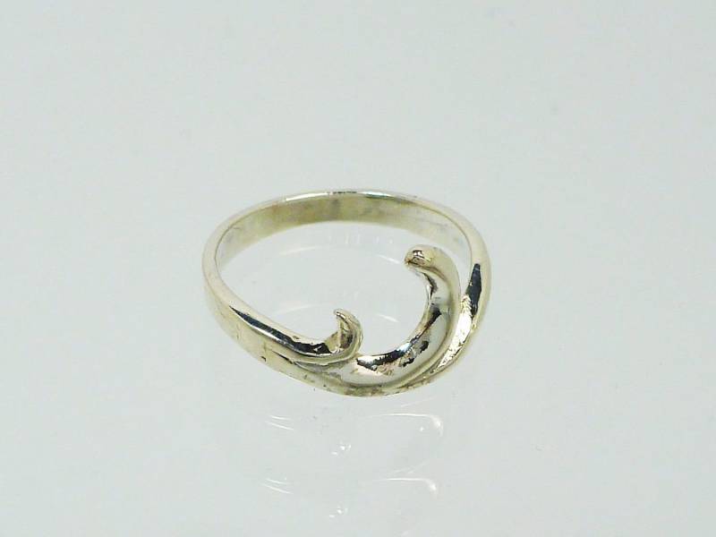 sterling Silber Welle Ring sterling Silber Welle Ring von williamhowardjewelry