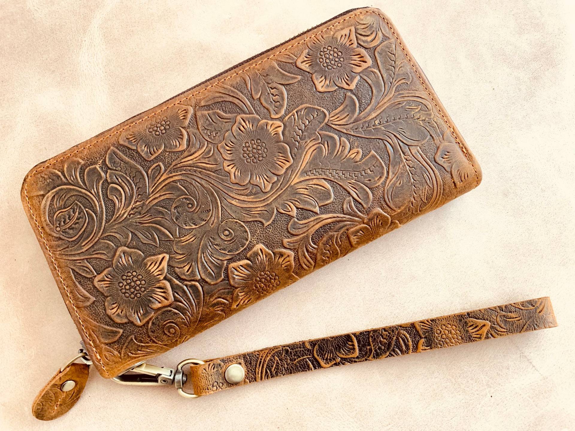 Leder Portemonnaie, Damen Geldbörsen Veranstalter, Lang, Reißverschluss, Wristlet | Blumen Geldbörse Leder Portemonnaie, Damen Geldbörsen Veranstalter, Lang, Reißverschluss, Wristlet | Blumen Geldbörse von willowist