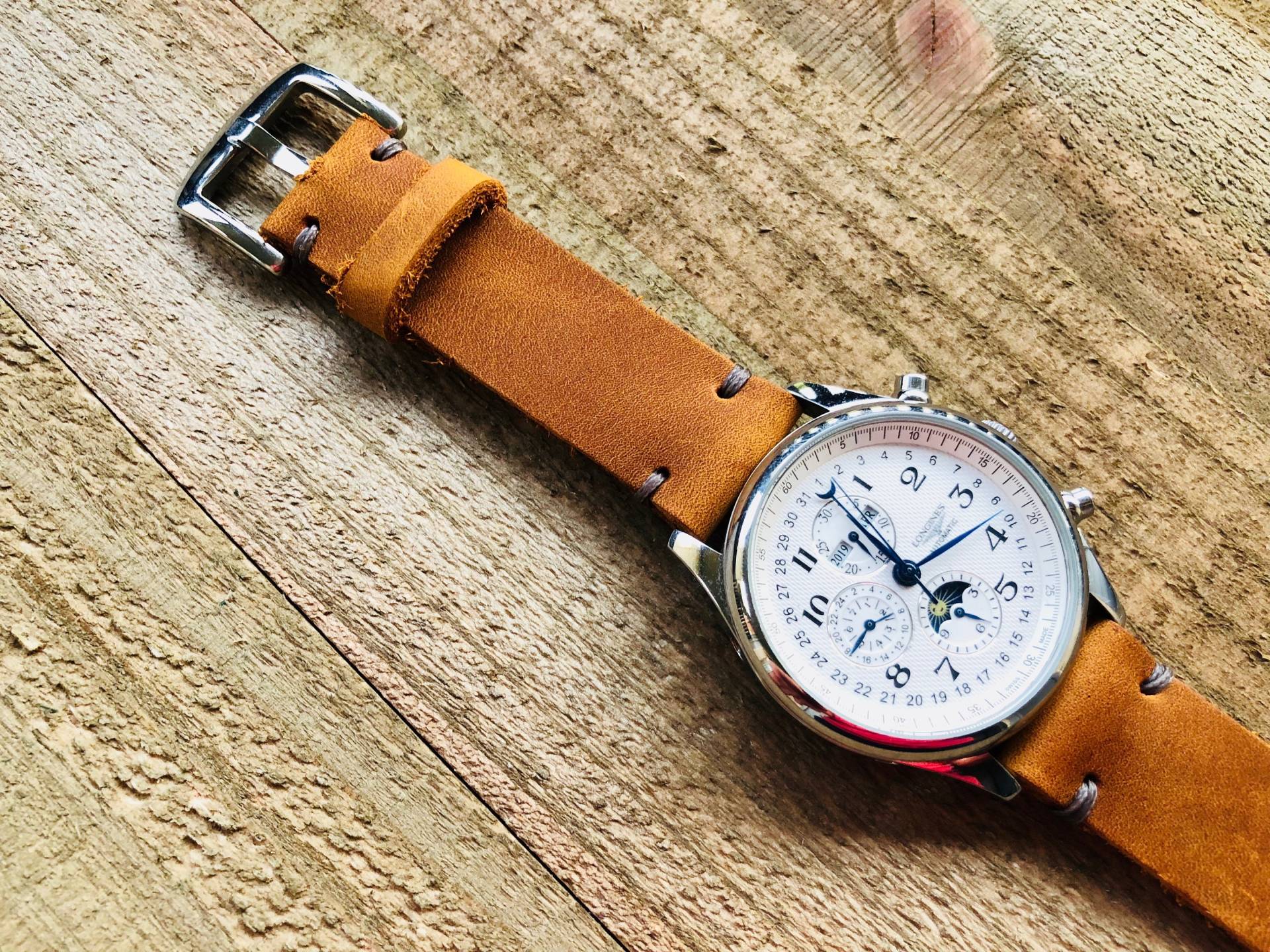 Uhrenarmband Aus Leder | Uhrenband Handgefertigte Bänder 18mm, 20mm, 22mm, 24mm Kamelfarbe Uhrenarmband Aus Leder | Uhrenband Handgefertigte Bänder 18mm, 20mm, 22mm, 24mm Kamelfarbe von willowist