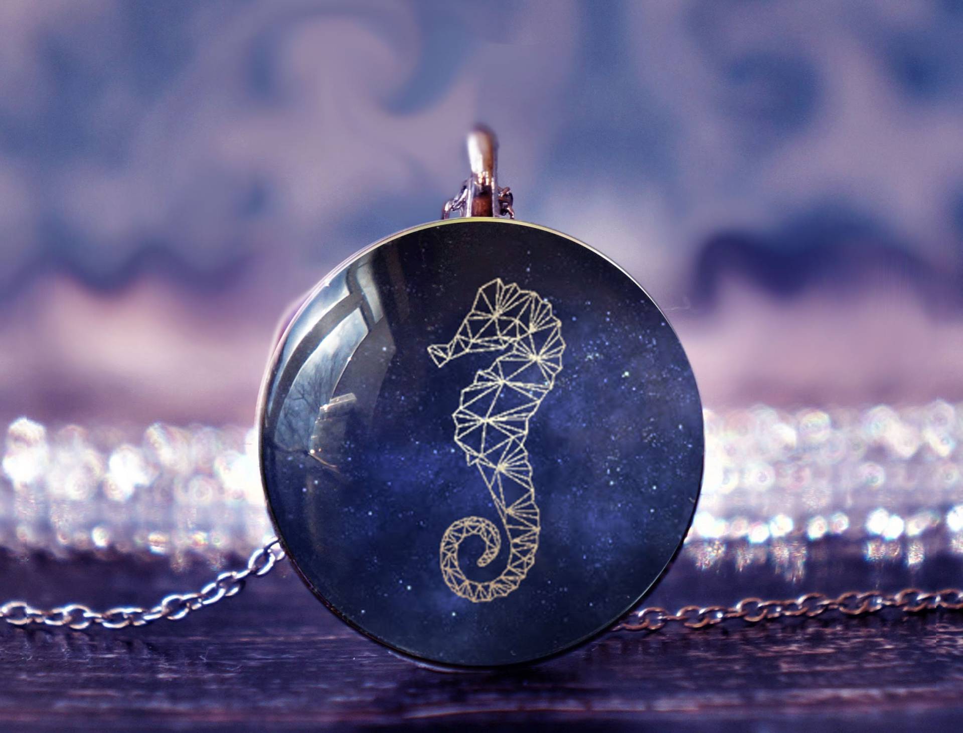 Seepferdchen Schmuck , Anhänger Strand Maritime Halskette Maritimer Geschenk von willowtail