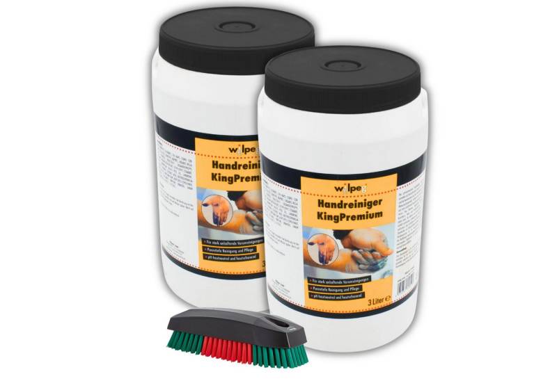 wilpeg® Handcreme Handwaschpaste KingPremium inkl. Waschbürste von wilpeg®