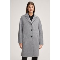 Alpakamix-Eggshape-Mantel in Grau von windsor.