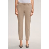 Baumwoll-Double-Weave-Anzughose in Taupe von windsor.