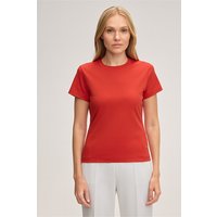 Baumwoll-Interlock T-Shirt in Rot von windsor.