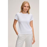Baumwoll-Interlock T-Shirt in Weiss von windsor.