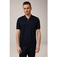 Baumwoll-Poloshirt Floro mit Zipper in Navy von windsor.