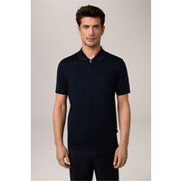 Baumwoll-Poloshirt Floro mit Zipper in Navy von windsor.