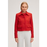 Baumwoll-Summer-Tweed-Kurz-Blazer in Rot von windsor.