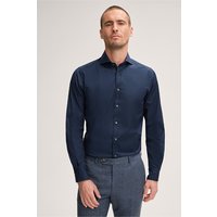 Baumwollmix-Hemd Lano in Navy von windsor.
