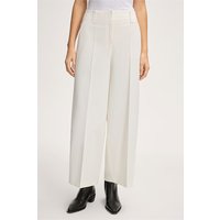 Baumwollmix-Wide-Leg-Hose in Ecru von windsor.
