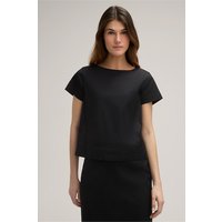 Baumwollstretch-Bluse in Schwarz von windsor.