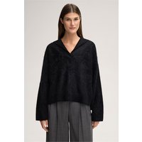 Brushed-Cashmere-Troyer in Schwarz von windsor.