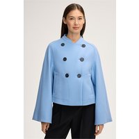 Brushed-Wollmix-Jacke in Blau Brushed-Wollmix-Jacke in Blau von windsor.
