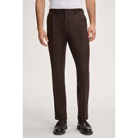 Cashmere-Baukasten-Hose Silvi mit Bundfalte in Braun von windsor.