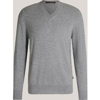 Cashmere-Pullover Cashmono mit V-Ausschnitt in Grau von windsor.