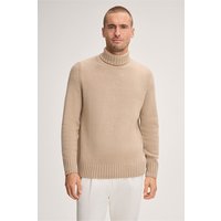 Cashmere-Strick-Rollkragen-Pullover Ecosio in Beige von windsor.