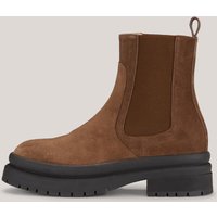 Chelsea Boot aus Veloursleder in Cognac by Unützer von windsor.