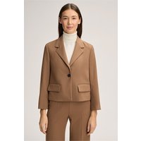 Crêpe-Blazer-Jacke in Braun von windsor.