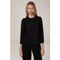 Crêpe-Bluse in Schwarz von windsor.