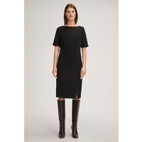 Crepe-Etui-Kleid mit Halbarm und U-Boot Ausschnitt in Schwarz von windsor.