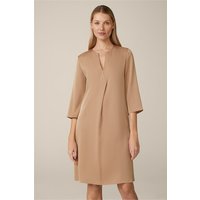 Crêpe-Kleid in A-Linie in Camel von windsor.