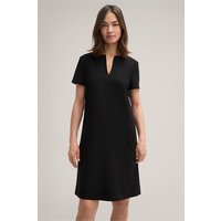 Crêpe-Kleid in A-Linie in Schwarz von windsor.