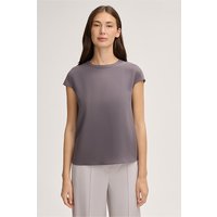 Crêpe-Kurzarm-Bluse in Mauve von windsor.