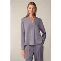 Crêpe-Langarm-Bluse in Mauve von windsor.