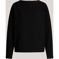 Crêpe-Langarm-Blusen-Shirt in Schwarz Crêpe-Langarm-Blusen-Shirt in Schwarz von windsor.