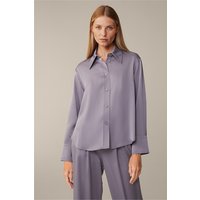 Crêpe-Langarm-Hemd-Bluse in Mauve von windsor.