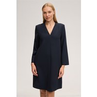 Crepe-Shift-Kleid in A-Linie in Navy von windsor.