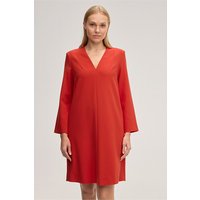 Crepe-Shift-Kleid in A-Linie in Rot von windsor.