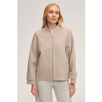 Doubleface-Blouson-Jacke in Taupe von windsor.