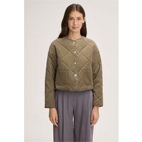 Feincord-Stepp-Jacke in Oliv von windsor.