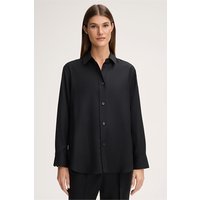 Flanell-Hemdbluse in Schwarz von windsor.