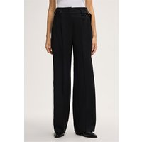 Flanell-Marlene-Hose in Schwarz von windsor.