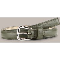 Gürtel aus Nappaleder mit abnehmbarer Tasche in Salbeigrün von windsor.