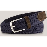 Gürtel aus Wolle und Velours in Dunkelblau-Braun von windsor.
