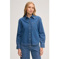 Jeansbluse in Mid Blue washed von windsor.