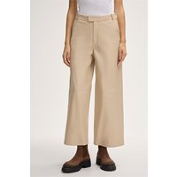 Lammnappa-Culotte-Lederhose in Creme von windsor.