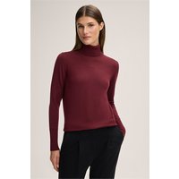 Merino-Feinstrick-Rollkragen-Pullover in Rot von windsor.