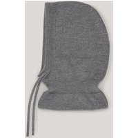 Merino-Strick-Balaclava in Grau-Beige von windsor.