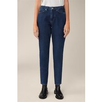 Mom-Jeans in Blue washed von windsor.