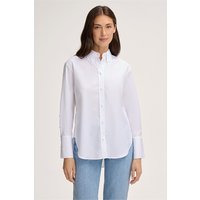 Popeline-Baumwoll-Hemdbluse in Weiss von windsor.